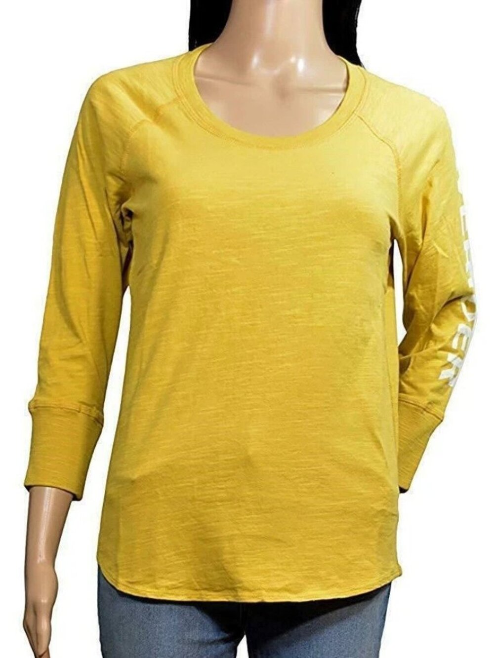 JAMES PERSE Cadmium Yellow Waverider California Graphic Top NWT $125